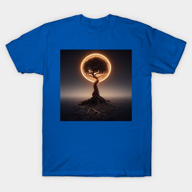 Yggdrasil World Tree of Life T-Shirt by Grassroots Green